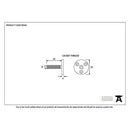 From The Anvil - Threaded Imperial Taylors Spindle -   - 90243 - Choice Handles