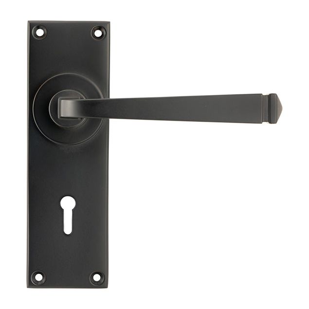 From The Anvil - Avon Lever Lock Set - Aged Bronze - 90361 - Choice Handles