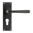 From The Anvil - Avon Lever Euro Lock Set - Aged Bronze - 90373 - Choice Handles