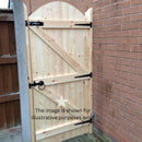 Spira Brass - 12" 300mm Plain Ring Gate Ironmongery Kit  - Black - 9102 - Choice Handles