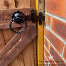 Spira Brass - 10" 250mm Twist Ring Gate Ironmongery Kit  - Black - 9105 - Choice Handles