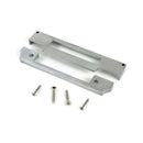 From The Anvil - ½" Euro Sash Lock Rebate Kit - Satin Stainless Steel - 91099 - Choice Handles