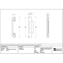 From The Anvil - SSS ½" Euro Sash Lock Rebate Kit - 91099 - Choice Handles