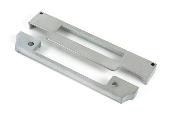 From The Anvil - ½" Euro Sash Lock Rebate Kit - Satin Stainless Steel - 91099