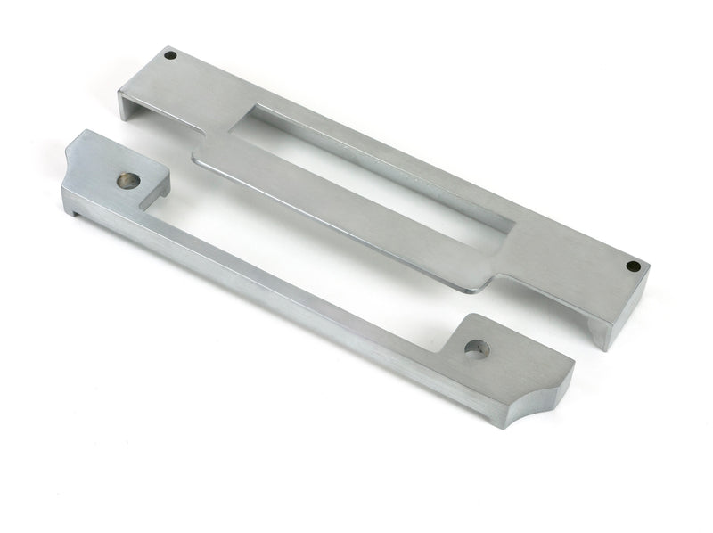 From The Anvil - ½" Euro Sash Lock Rebate Kit - Satin Stainless Steel - 91099