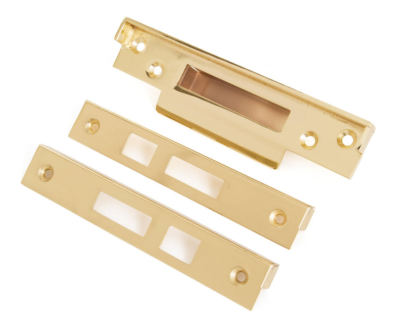 From The Anvil - ½" Rebate Kit for Sash Lock - Electro Brass - 91122