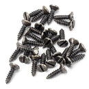 From The Anvil - Pewter 6x½" Countersunk Screws (25) - Pewter Patina  - 91189 - Choice Handles