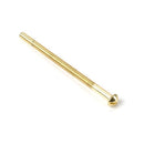 From The Anvil - Polished Brass M5 x 90mm Male Bolt (1) - Polished Brass  - 91270 - Choice Handles
