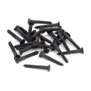 From The Anvil - Black 8x1¼" Countersunk Screws (25) - Black  - 91290 - Choice Handles
