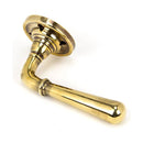 From The Anvil - Aged Brass Newbury Lever on Rose Set - Aged Brass  - 91418 - Choice Handles