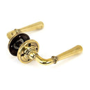 From The Anvil - Aged Brass Newbury Lever on Rose Set - Aged Brass  - 91418 - Choice Handles