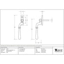 From The Anvil - Newbury Espag - LH - Polished Chrome - 91451 - Choice Handles