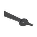 From The Anvil - External Beeswax 24" Hook & Band Hinge - Cranked (pair) - External Beeswax  - 91471 - Choice Handles