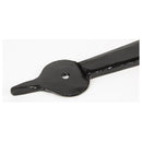 From The Anvil - Black 24" Hook & Band Hinge - Cranked (pair) - Black  - 91473 - Choice Handles