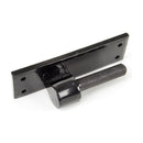 From The Anvil - Black 24" Hook & Band Hinge - Cranked (pair) - Black  - 91473 - Choice Handles