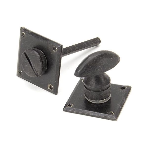 From The Anvil - External Beeswax Diamond Bathroom Thumbturn - External Beeswax  - 91507