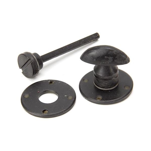 From The Anvil - External Beeswax Round Bathroom Thumbturn - External Beeswax  - 91508