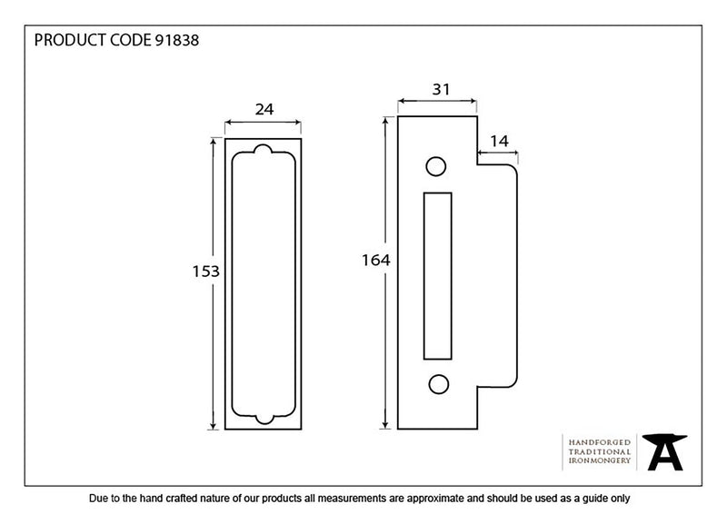 From The Anvil - ½" Rebate Kit For 90247 - Black - 91838