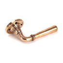 From The Anvil - Polished Bronze Newbury Lever on Rose Set - Polished Bronze  - 91923 - Choice Handles