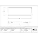 From The Anvil - Large Letter Plate Cover - Polished Bronze - 91934 - Choice Handles