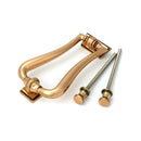 From The Anvil - Slimline Art Deco Door Knocker - Polished Bronze - 91945 - Choice Handles