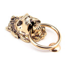From The Anvil - Lion Head Door Knocker - Polished Bronze - 91999 - Choice Handles