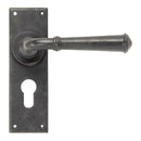 From The Anvil - Regency Lever Euro Lock Set - External Beeswax - 92054 - Choice Handles