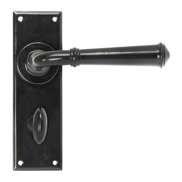 From The Anvil - Regency Lever Bathroom Set - Black - 92059