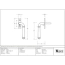 From The Anvil - Regency Espag - RH - Black - 92112 - Choice Handles