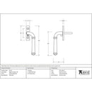 From The Anvil - Regency Espag - RH - External Beeswax - 92114 - Choice Handles