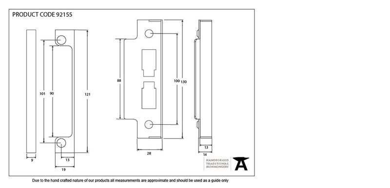 From The Anvil - ½" Rebate Kit For 91112/91110 - Stainless Steel - 92155