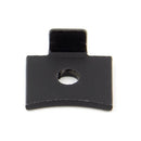 From The Anvil - Black Single Stud for Flat Black Bookcase Strip - Black  - 92159 - Choice Handles