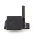 From The Anvil - Black Double Stud for Flat Black Bookcase Strip - Black  - 92160 - Choice Handles