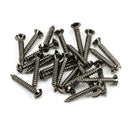 From The Anvil - Dark Satin Stainless Steel 6x1" CSK Raised Head Screws (25) - Dark Satin Stainless Steel  - 92309 - Choice Handles