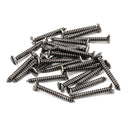 From The Anvil - Pewter 8x1¼" Countersunk Screws (25) - Pewter Patina  - 92953 - Choice Handles