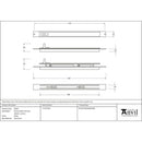 From The Anvil - White Trimvent 90 Hi Lift Vent 425mm x 22mm - White  - 93205 - Choice Handles