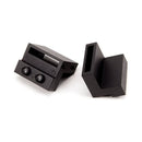 From The Anvil - 100kg Black (Top Mount) Sliding Door Hardware Kit (3m Track) - Black  - 93231 - Choice Handles