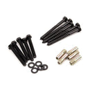 From The Anvil - 100kg Black (Top Mount) Sliding Door Hardware Kit (3m Track) - Black  - 93231 - Choice Handles