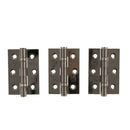 Atlantic CE Fire Rated Grade 7 Ball Bearing Hinges 3" x 2" x 2mm set of 3 - Black Nickel - A2H322BN(3) - Choice Handles