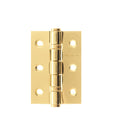 Atlantic Ball Bearing Hinges 3" x 2" x 2mm - Polished Brass - AH322EB - Choice Handles