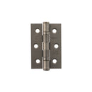 Atlantic CE Fire Rated Grade 7 Ball Bearing Hinges 3" x 2" x 2mm - Matt Gun Metal - A2H322MBN - Choice Handles