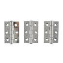 Atlantic CE Fire Rated Grade 7 Ball Bearing Hinges 3" x 2" x 2mm set of 3 - Polished Chrome - A2H322PC(3) - Choice Handles