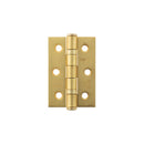 Atlantic CE Fire Rated Grade 7 Ball Bearing Hinges 3" x 2" x 2mm - Satin Brass - A2H322SB - Choice Handles
