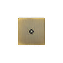Eurolite Concealed 3mm Tv - Antique Brass - AB1TVB - Choice Handles