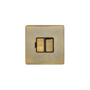 Eurolite Concealed 3mm Switched Fuse Spur - Antique Brass - ABSWFB - Choice Handles