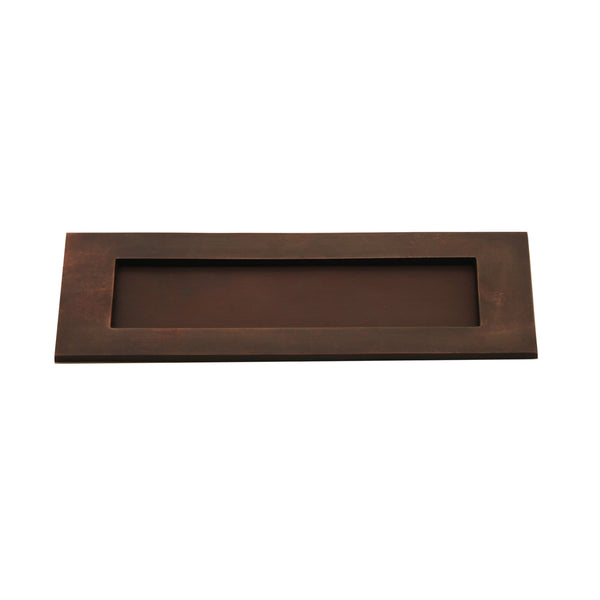 Spira Brass - Victorian Letter Plate 250mm  - Aged Bronze - SB5105ABZ - Choice Handles