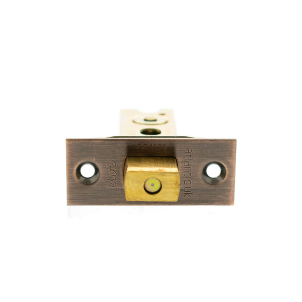 Atlantic Fire-Rated CE Marked Bolt Through Tubular Deadbolt 2.5" - Antique Copper - ADBCE25AC - Choice Handles