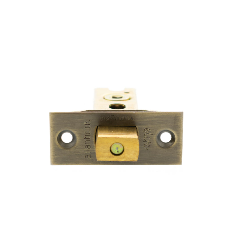 Atlantic Fire-Rated CE Marked Bolt Through Tubular Deadbolt 2.5" - Matt Antique Brass - ADBCE25MAB