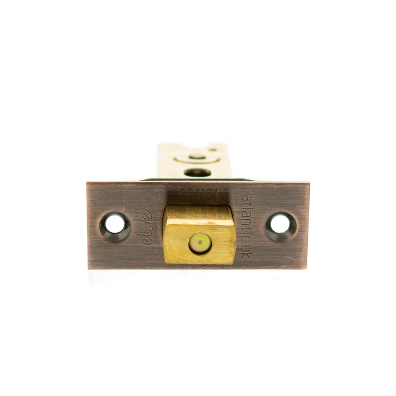 Atlantic Fire-Rated CE Marked Bolt Through Heavy Duty Tubular Deadbolt 3" - Antique Copper - ADBCE3AC - Choice Handles