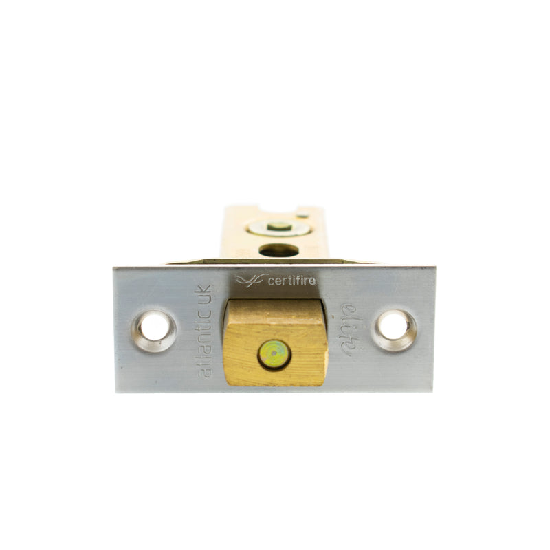 Atlantic Fire-Rated CE Marked Bolt Through Heavy Duty Tubular Deadbolt 3" - Satin Chrome - ADBCE3SC - Choice Handles